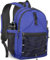 TEUEN Wanderrucksack 30L, Leicht Trekkingrucksack Herren Damen Wasserdichter Sport Rucksack Groß Reiserucksack aus Mesh Polyester mit Reflektierenden Streifen für Reisen Sport Trekking Camping
