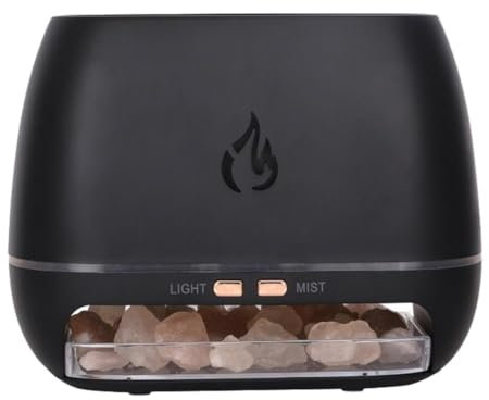 2-in-1 Ultrasonic Essential Oil Diffuser Himalayan Salt Lamp, Salt Lamp Diffusers Oils, Aromatherapy For Essential Diffuser