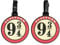 FUL Harry Potter 2-Piece Suitcase ID Tag Set with Adjustable Straps, Multi