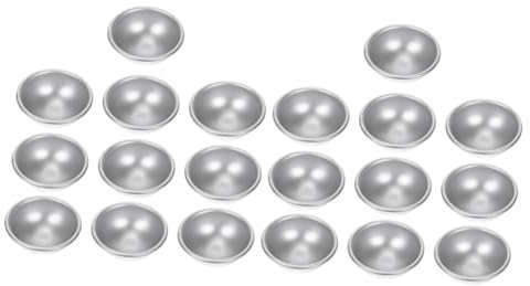 Tofficu 2 Sätze Badesalz Schimmel Badekugel Selber Machen Bathbomb Aluminiumkugelform Badewannenbomben Schüssel Bausätze Badebombenform Badesalzform Aluminiumlegierung Silver 10 Stück * 2