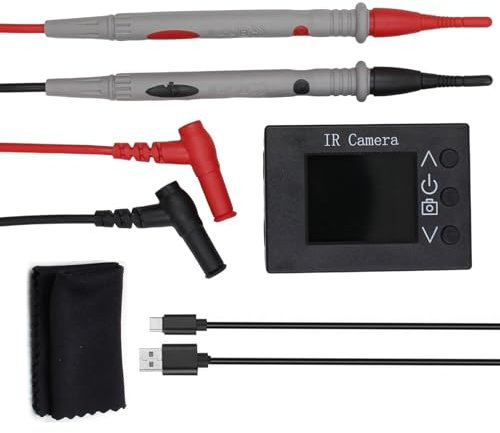 Caméra de vue thermique professionnelle combinée avec un multimètre, outil facile à transporter pour une analyse précise des systèmes électriques