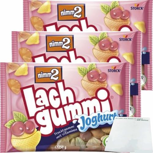 usy Bundle für nimm 2 Lachgummi Joghurt 3er Pack (3x250g Packung) + usy Block