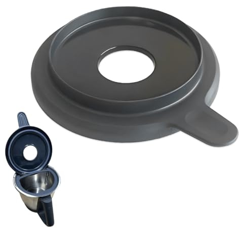 YUVKIN Accessori per TM6 TM5, Coperchio per Pentola Principale, Coperchio a Collo Largo Trasparente, Robot da Cucina, Coperchio per Pentola in ABS Plastica BPA-Free (Normalità)