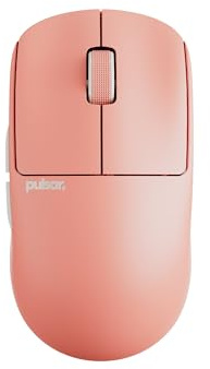 Pulsar Gaming Gears X2 Crazylight - Ratón inalámbrico para juegos, ultraligero, 1.23 oz (35 g), interruptor óptico, 32000 DPI, 750 IPS, sensor XS-1, compatible con 8K (Sunset Haze) (renovado)