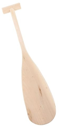 GALPADA Rame T en Bois Beige pour Bateau, Maniable et Stable | Pagaie Légère, Prise en Main Renforcée, pour Canoës et Bateaux de Scène, Parents et Garçon et Filles