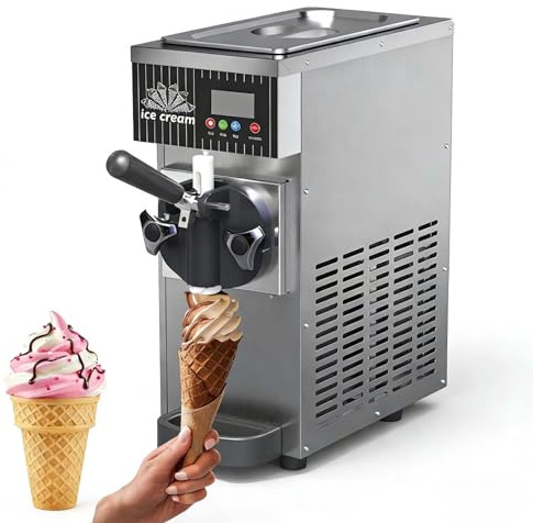 Gelatiera da banco con funzione di preraffreddamento, pulizia automatica