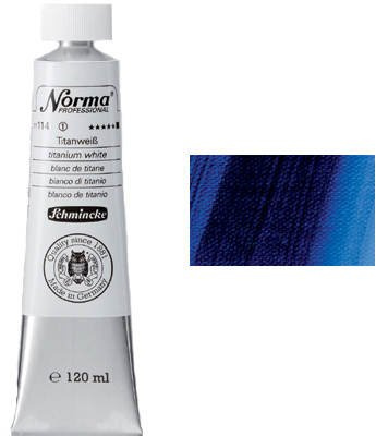 Schmincke : Norma : 'Traditional' Artists' Oil : 120ml : Ultramarine Blue Light