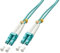 LINDY 46401 Cable de Fibra óptica LC/LC OM3 40m Azul