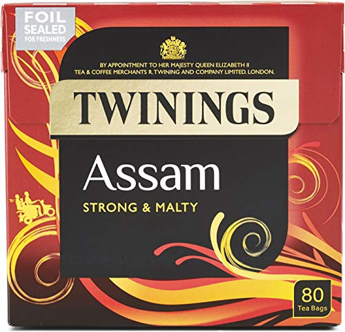 Twinings Tè Nero Assam 80 Bustine di Tè da 200g