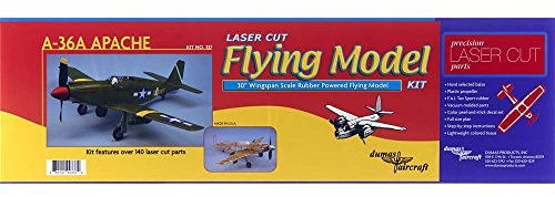 Dumas 337 A-36A Apache 30 Rubber Band Powered, 337