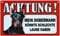 Spaß Kostet Türschild Warnschild Dobermann