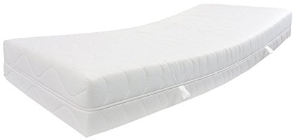 Dibapur 25 cm Höhe ca. Orthopädische Kaltschaummatratze Fest H3, Bezug Waschbar bis 60 C°, 4-Seitigen Reißverschluss, Öko-Tex (100x200)