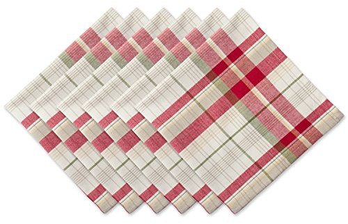 DII Orchard Plaid Napkin Set/6