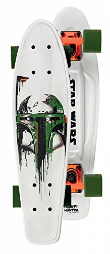 Powerslide Star Wars Fading Boba Skateboard weiß-grün, standard