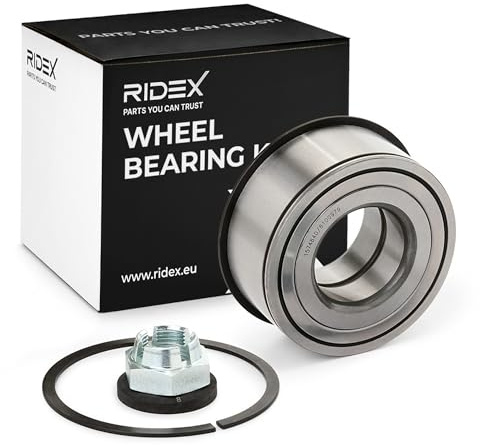 RIDEX Radlagersatz 654W0155 Hinten Vorne Außendurchmesser: 84mm Innendurchmesser: 40mm Schrägkugellager ohne Drehzahlsensor