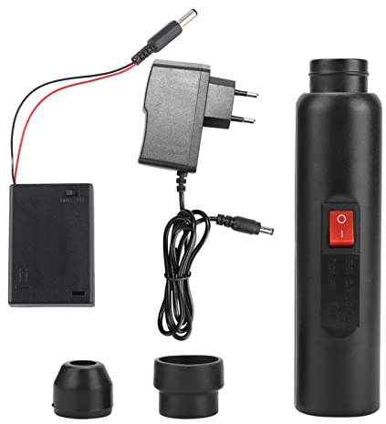 Fdit Candler Profesional para Huevos con Luz Led 5000k, Lámpara Huevo Candler Probador Iluminación Intensidad Ajustable 3 Niveles - Ideal para Avicultores Y Criaderos