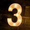 Foaky LED Light up Numbers Sign Marquee Numbers Sign for Night Light Table Decorations for Birthday Party (3)