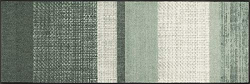 wash+dry Fußmatte, Lynna 60x180 cm, innen und außen, waschbar, Grün
