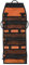 Helikon-Tex Trip Roll Organizer Kulturtasche - Orange