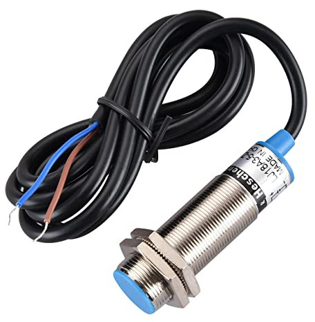 Heschen M18 Interruttore sensore di prossimità induttivo Schermo Tipo LJ18A3-5-Z/EX Rivelatore 5mm 10-30VDC 200mA Normalmente aperto (NO) 2 fili