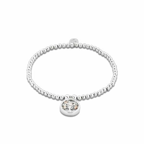 Clogau Tree of Life White Mother of Pearl Affinity Bead Bracelet Standard
