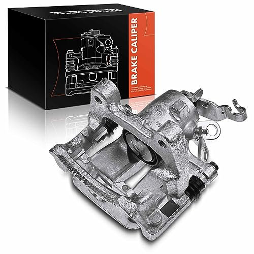 Frankberg Pinza Freno Pinza del Freno Posteriore Destra Alluminio Con Staffa (Lochdastand der Staffaung 90mm) Compatibile con E.O.S 1F7 1F8 Replace# 1K0615424M