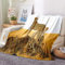 FANSU Kuscheldecke Flauschig Flanell Decke, Microfaser Tier Drucken Weich Warm Plüsch Fleecedecke Sofadecke Couchdecke Wohndecke Bettdecke Tagesdecke (Leopard,150x180cm)
