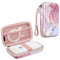 FINTIE Carry Case for Kodak Step & Mini 2 HD - Hard EVA Shockproof Travel Bag with Inner Pocket, Glittering Marble