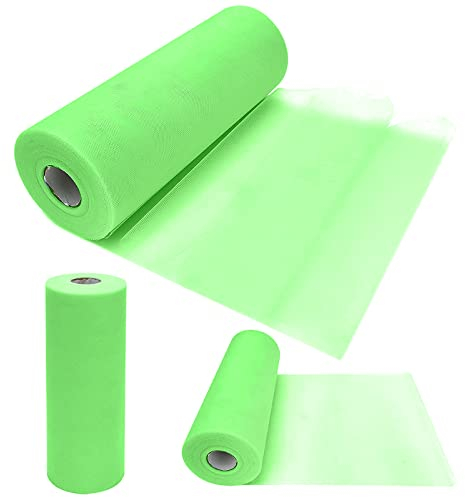 Stoff Rolle - 30cm x 91.5m - Tüllstoff - Hochzeit Dekoration - Tisch Deko - Tüllband für DIY Tutu Rock Handwerk Bogen Party Textilien