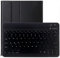 MG REAL Funda con Teclado Español Ñ para Samsung Tab A de 8,0 Pulgadas 2019 (SM-P200/P205), Teclado magnético Desmontable inalámbrico con Soporte para bolígrafo S,Negro