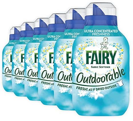 Fairy Outdoorable Fabric Conditioner, 210 Washes, Ultra Concentrated Formula For Sensitive Skin, Dermatologically Tested