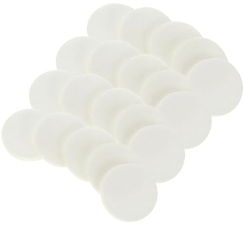 IMIKEYA 100 Stück Aromatherapie Nachfüllpads: 22mm Ersatz-Absorptionspads - Mini rund Duftpads Nachfüllpads Ätherische Öle Aroma Diffusor Pads für Autodiffusor Aromatherapie-Halskette
