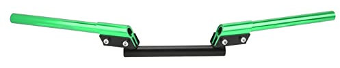 Motorrad Lenker 22mm, Universell Verstellbarer Roller Lenker für Sportwagen, Straßenbahn, ATV, Motorrad, Sportfahrrad(Grün)