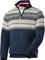 Hinterstoisser Pullover Herren, Warmer Norweger Pullover für Herren, Winterpullover, Strickpullover für Männer, Blau, Gr. 54