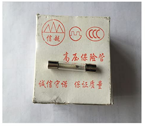 100 Uds 5KV 0.6A 0.65A 0.7A 0.75A 0.8A 0.85A 0.9A 1A horno microondas fusible de alto voltaje (Size : 0.8A 800MA)