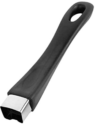 Pot Handle, Bakelite Pan Grip with Stainless Steel Insert, Long Replacement Handle for Kitchen Cookware (No Screw)