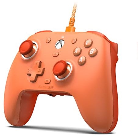 GameSir G7 SE Controlador con Cable para Xbox Series X|S, Controlador Xbox con Joystick con Sensor de Efecto Hall, Funciona con Xbox One y Windows 10/11, con Licencia Oficial para Xbox (Naranja)