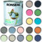 Q&H Garden Paint 750ml - Exterior Wood Paint - Waterproof & Weatherproof Outdoor Furniture Paint Tin - Long Lasting Fence Paints Matt Finish - Sheds, Benches, Woods, Stones Paint (Cool Breeze)