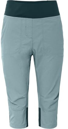 Bergson PUSULA Comfort Capri | Damen 3/4 Wanderhose, leicht, elastisch, strapazierfähig, Province Blue [331], 40 - Damen