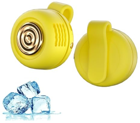 Clip Fan, 3-Speed Silent Personal Fans, Powerful Rechargeable Handheld Cooler, Cordless Ventilator for Neck Use, Small Whirlwind Cooler, Bladeless Portable Ventilator during Outdoor Travel, Camping