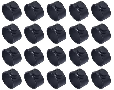 20 fascette stringicavo in gomma, organizer per cavi, per moto, auto, prodotti meccanici, caricabatterie domestici (93 x 15 mm)