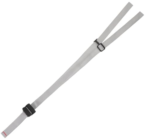 MOTHNUR Kinderwagen Gurt Verstellbar aus Robustem Polyester Grau Sitzpositionierungsgurt für Babysitz Ersatzgurt für Kinderwagen und Hochstühle mit Schnellverschluss