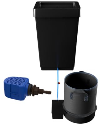 AutoPot FlexiPot Fusion - Sistema di irrigazione, 1 vaso in tessuto da 20 l, serbatoio da 47 l, con filtro dell'acqua Blumat e connettore alto