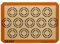 Silpat The Original Perfect Cookie Antihaft-Silikon-Backmatte, 29 x 41 cm