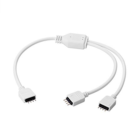 Sienoc 1-2 Distributeur Extension de connecteur Cordon câble RGB LED Bande 4 Broches