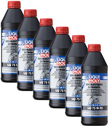 6x LIQUI MOLY 4434 Hochleistungs-Getriebeöl (GL4+) SAE 75W-90