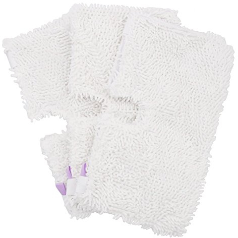 Fushing Household Microfiber Replacement Cleaning Pads for Shark Steam Pocket Mops S3500 series,S2901,S2902,S3455K,S3501,S3550,S3601,S3801,S3901,S4601,S4701,S4701D (3 Pcs)