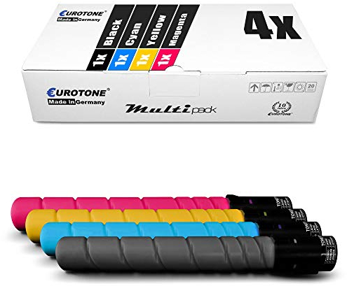 4X Eurotone Toner für Konica Minolta Bizhub C 224 284 364 e ersetzt TN-321 TN321 Set