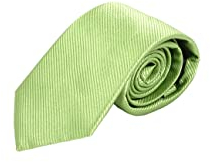 PB Pietro Baldini Corbata 100% de seda para hombre - - Corbatas elegantes - Hecha a mano en Italia - 150 x 7 cm - Verde Claro