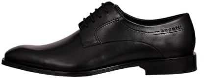 bugatti Herren Businessschuhe, Männer Business Schnürer, Wechselfußbett,lace-up Shoes,Low-tie,schnürschuhe,Anzugschuhe,schwarz (1000),43 EU / 8.5 UK